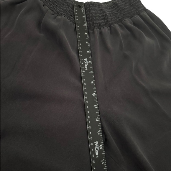Coco + Jaimeson Smocked Waist Wide Leg Pants | XL | Charcoal Gray - Picture 4 of 7